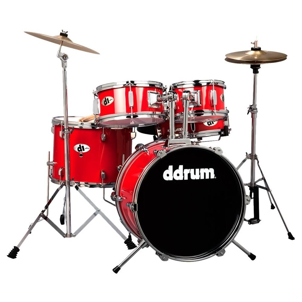 Best Buy: Ddrum D1 Junior 5-piece Drum Set Candy Red Drsd1crd