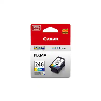 Genuine Authentique Canon 246 PIXMA Color 246 Color Compatible with: Canon 246 Compatible with: Canon 244 Compatible with: Canon 246 Color