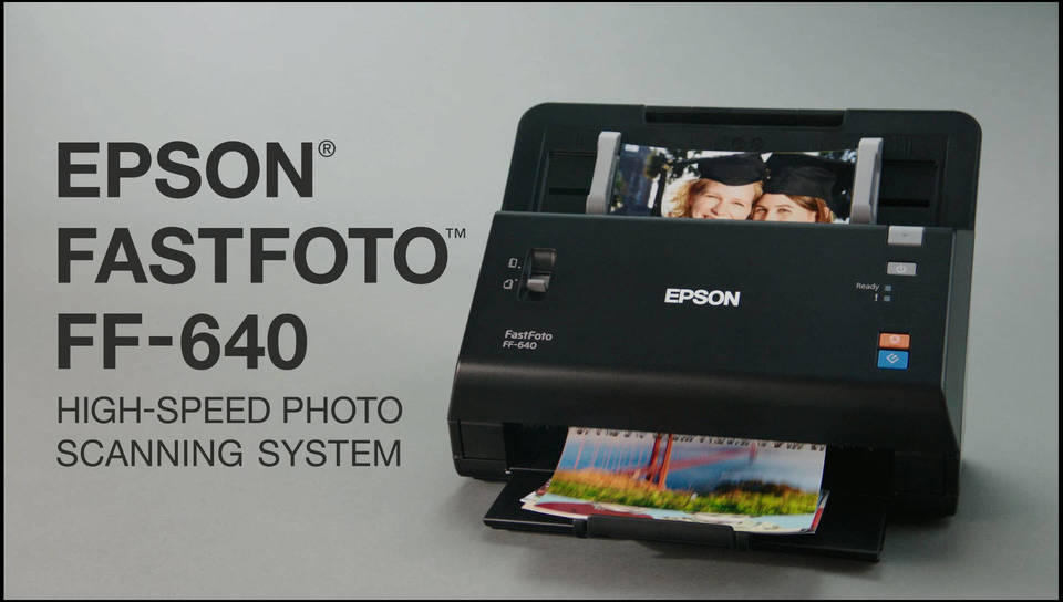 Best Buy Epson Fastfoto Ff 640 High Speed Photo Scanning System Black Epson Fastfoto Ff 640 B11b24 0025
