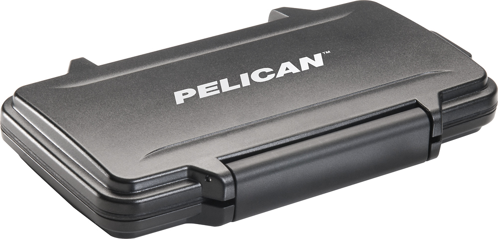 Angle View: Platinum™ - USB 3.2 Gen 1 SD, microSD, CF 3 Slot Memory Card Reader - Black