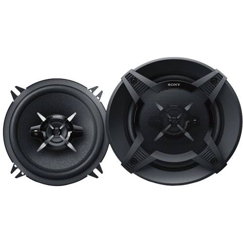 Sony - 5-1/4" 3-Way Car Speakers with Mica Reinforced Cellular (MRC) Cones (Pair) - Black/Graphite - Larger Front