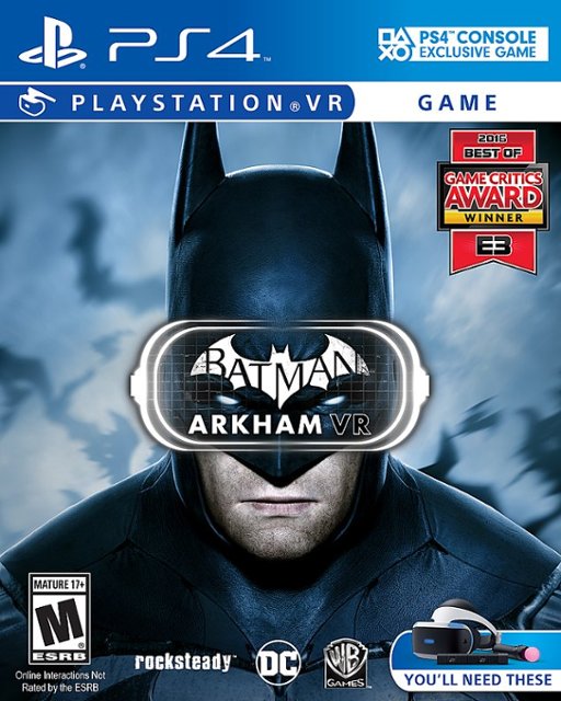 Front Zoom. Batman: Arkham VR Standard Edition - PlayStation 4, PlayStation 5.