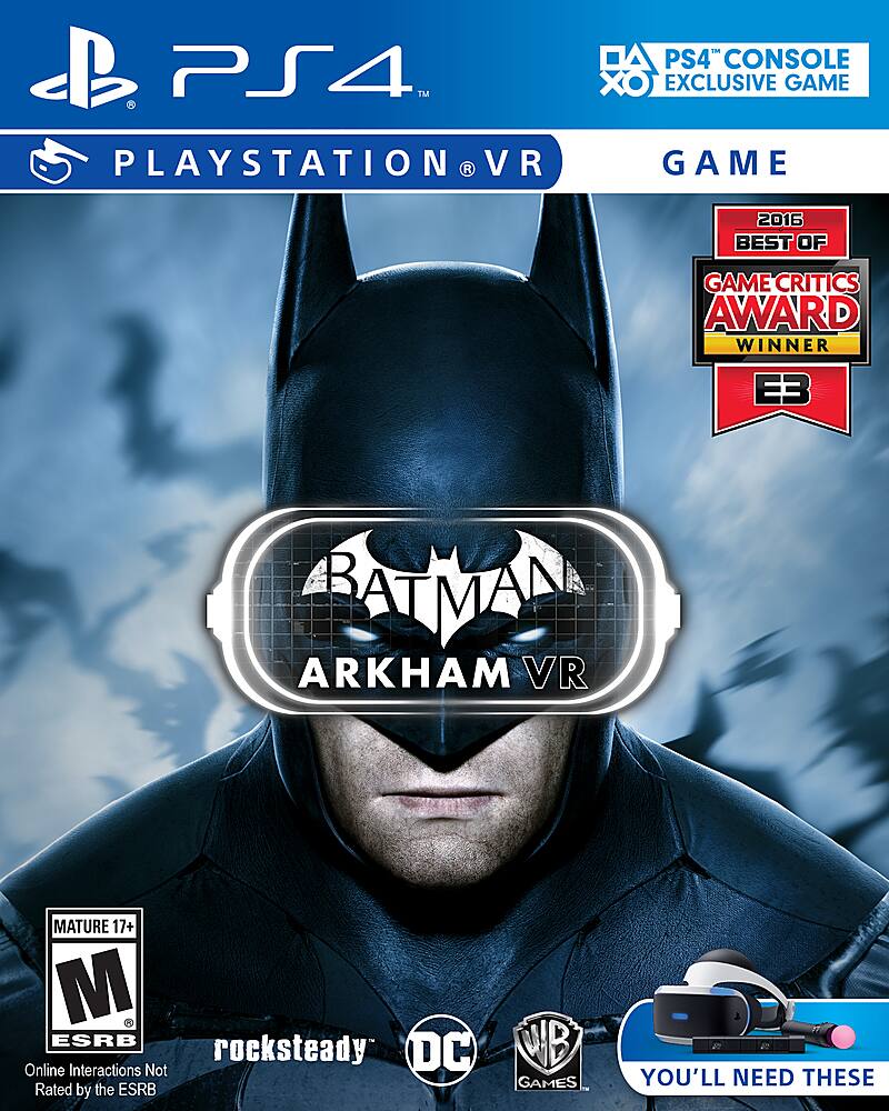 Front. WB Games - Batman: Arkham VR. - M (Mature 17+)