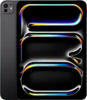 Apple - 11-inch iPad Pro M4 chip Built for Apple Intelligence Wi-Fi 256GB with OLED - Space Black - Back_Zoom