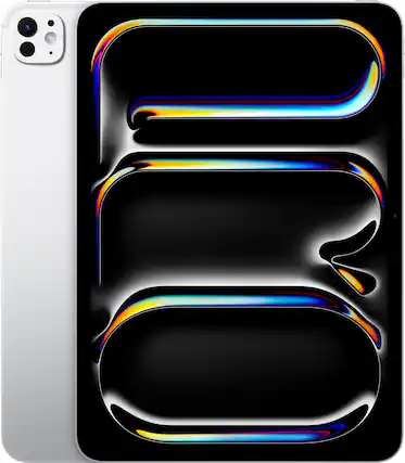 Apple - 11-inch iPad Pro M4 chip Built for Apple Intelligence Wi-Fi 256GB with OLED - Silver