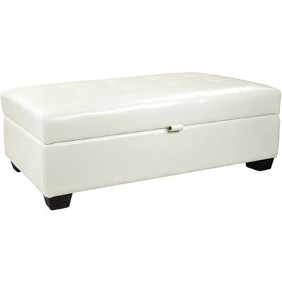 CorLiving - Ottoman - White
