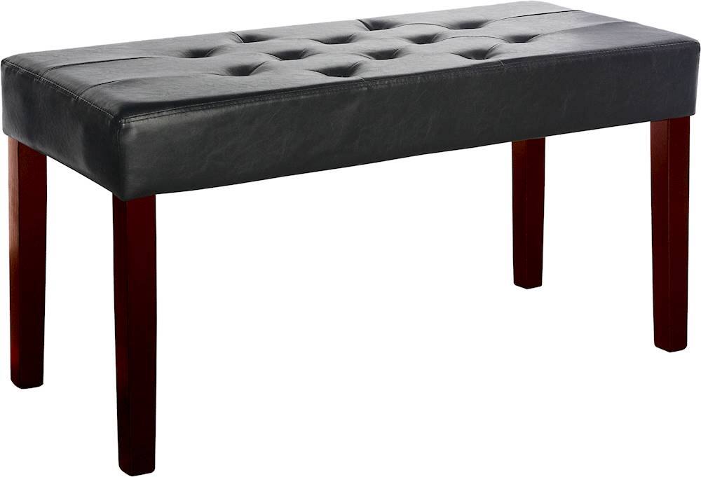 Best Buy CorLiving Fresno 12 Panel Bench Black LMY200O