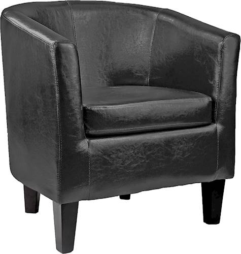 CorLiving - Antonio Tub Chair - Black