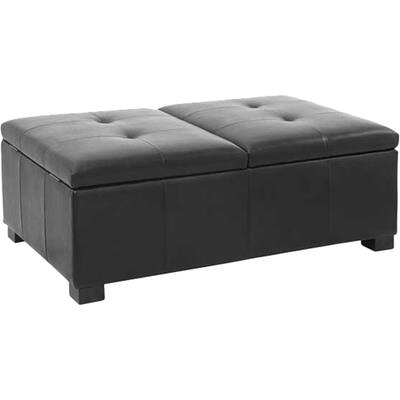 CorLiving - Ottoman - Black