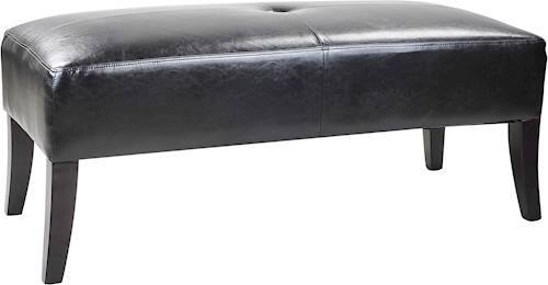 CorLiving - Antonio Bench - Black/Dark Espresso