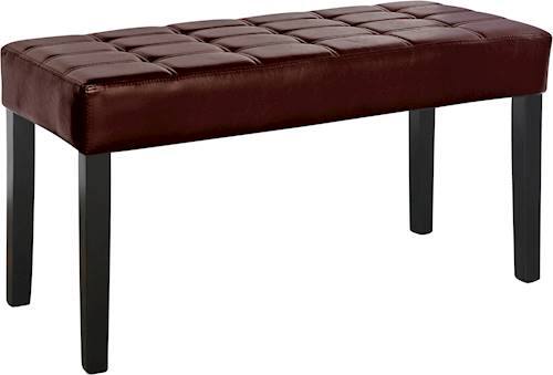 CorLiving - California 24 Panel Bench - Dark Espresso/Brown