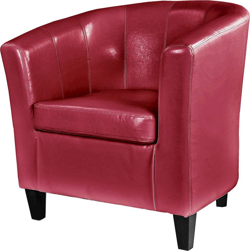 Best Buy: CorLiving Antonio Tub Chair Red LAD-755-C