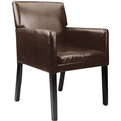 CorLiving - Antonio Accent Armchair - Dark Brown
