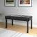 Alt View 11. CorLiving - California 24 Panel Bench - Dark Espresso/Black.