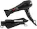 Angle. CHI - Classic 2 Hair Dryer - Onyx black.