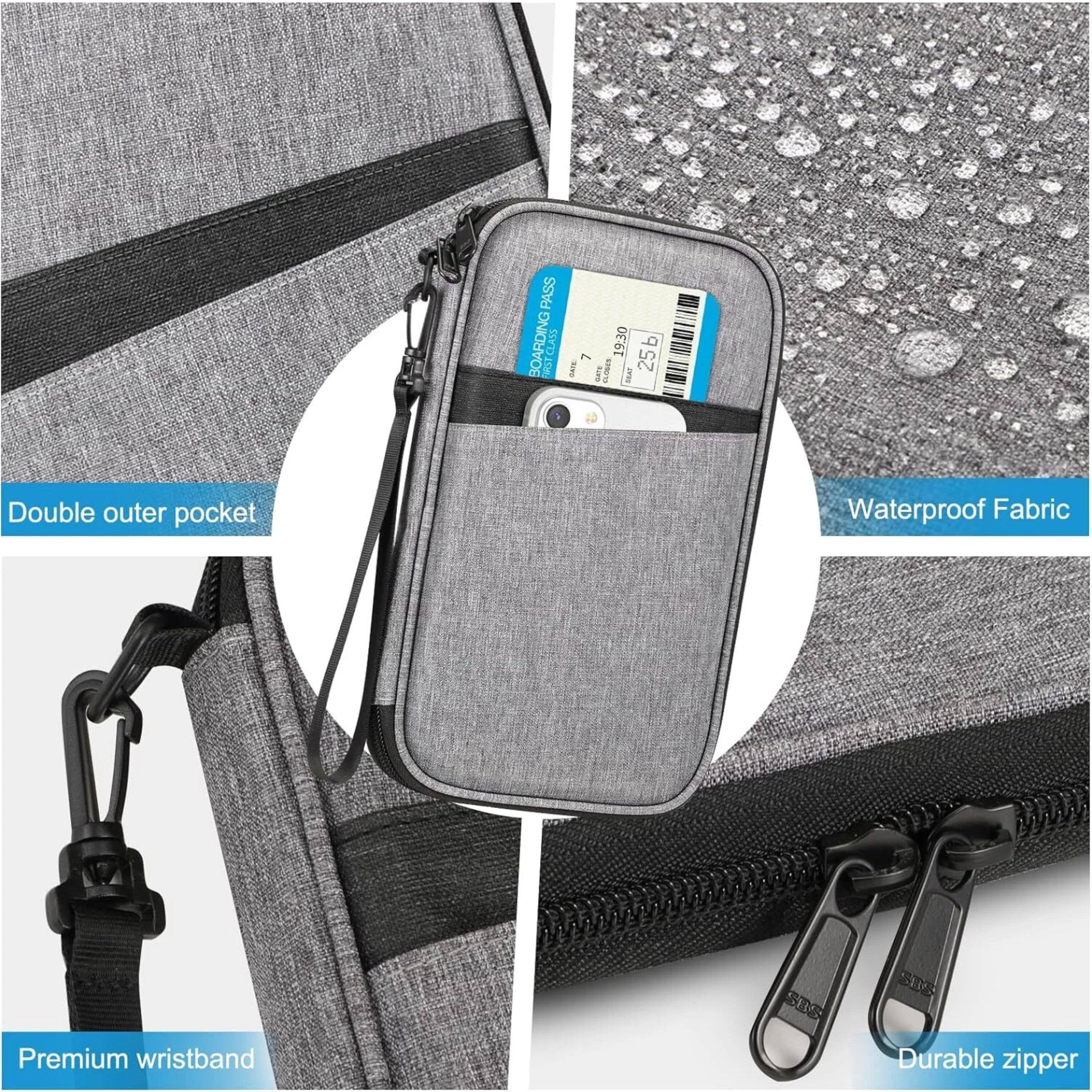 PASS BOARDING CLASS NOT 19:30  
I 7 NINUTS 25b  
Nurs  
Double outer pocket  
Waterproof Fabric  
Premium wristband  
Durable zipper