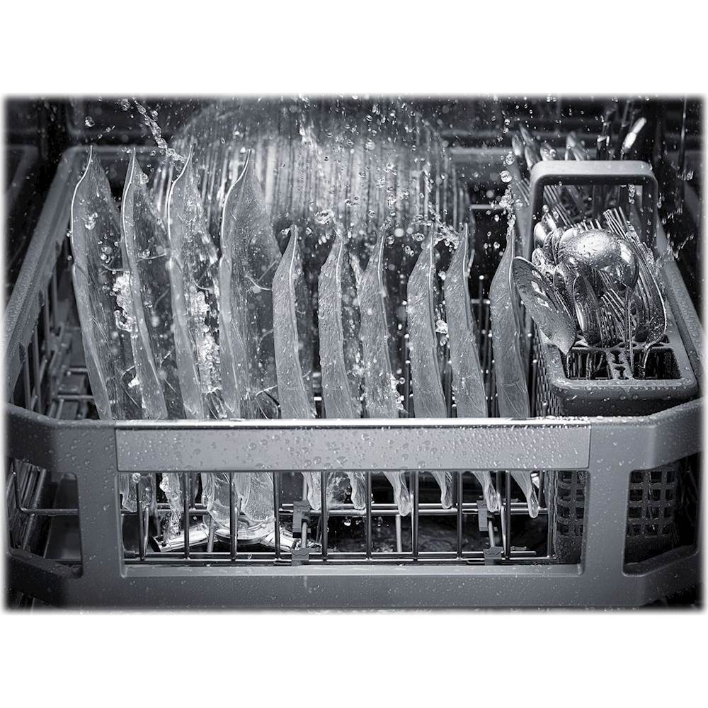 Best Buy KitchenAid 24 Built In Dishwasher Black Stainless Steel   5496127cv11d 