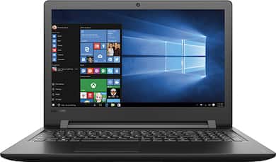 Lenovo - 110-15ISK 15.6" Laptop - Intel Core i3 - 4GB Memory - 1TB Hard Drive - Black - Larger Front