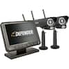 Defender - PhoenixM2 Digital Wireless 7" Monitor DVR Security System with 2 Long-Range Night Vision Cameras and SD Card Recording-Front_Standard