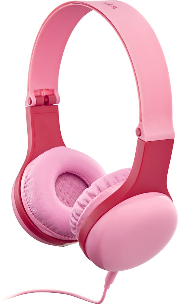 Wired Kids Headphones Pink NS-CAHKIDS-P - Best Buy