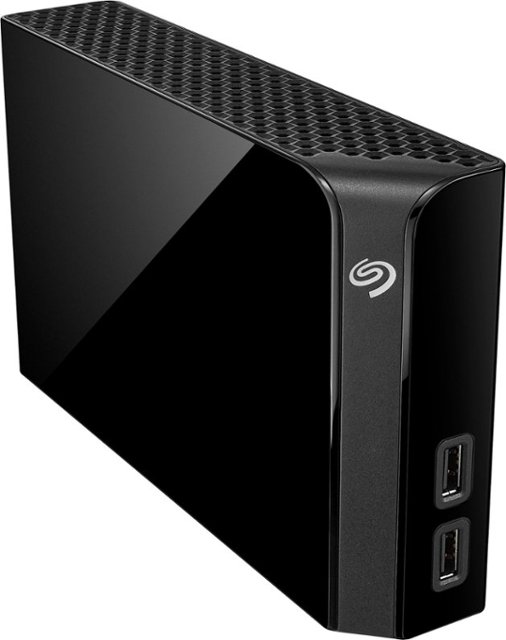 Seagate - Backup Plus Hub 6TB External USB 3.0 Desktop Hard Drive - Black