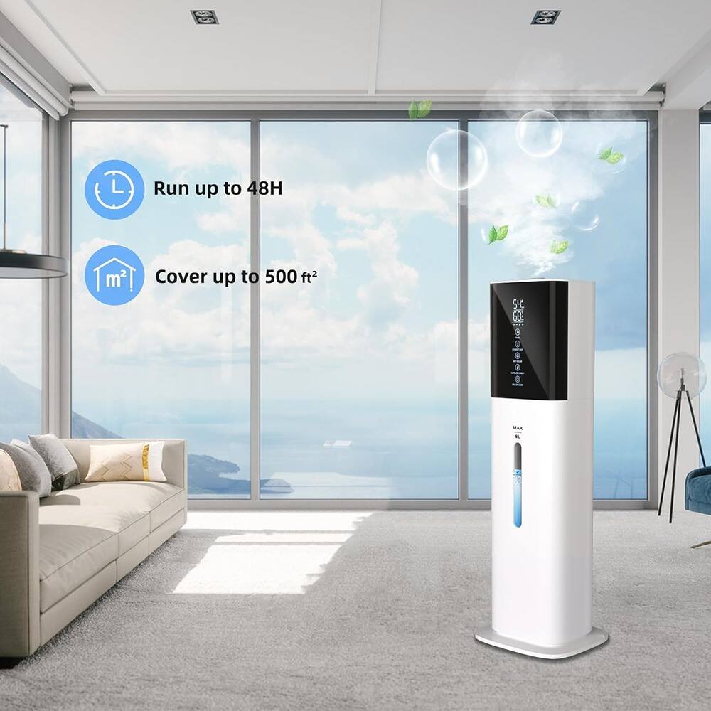 Run up to 48H  
Cover up to 500 ft²