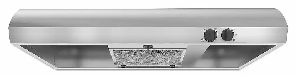 Alt View 11. Whirlpool - 36" Convertible Range Hood - Stainless steel.