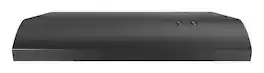 Whirlpool - 30 inches - Externally Vented - Under cabinet Range Hood - Black