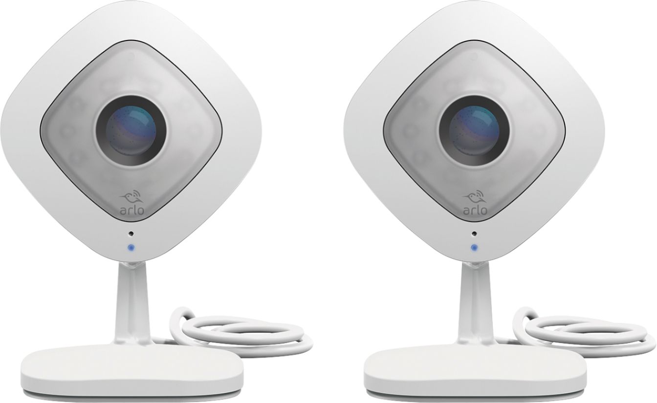 Arlo Indoor 1080p Wi-Fi Security Camera in White/Black (2-Pack
