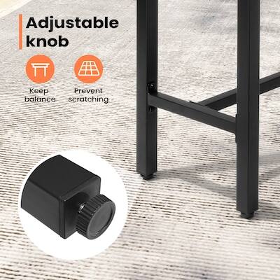 Adjustable knob  
Keep balance  
Prevent scratching