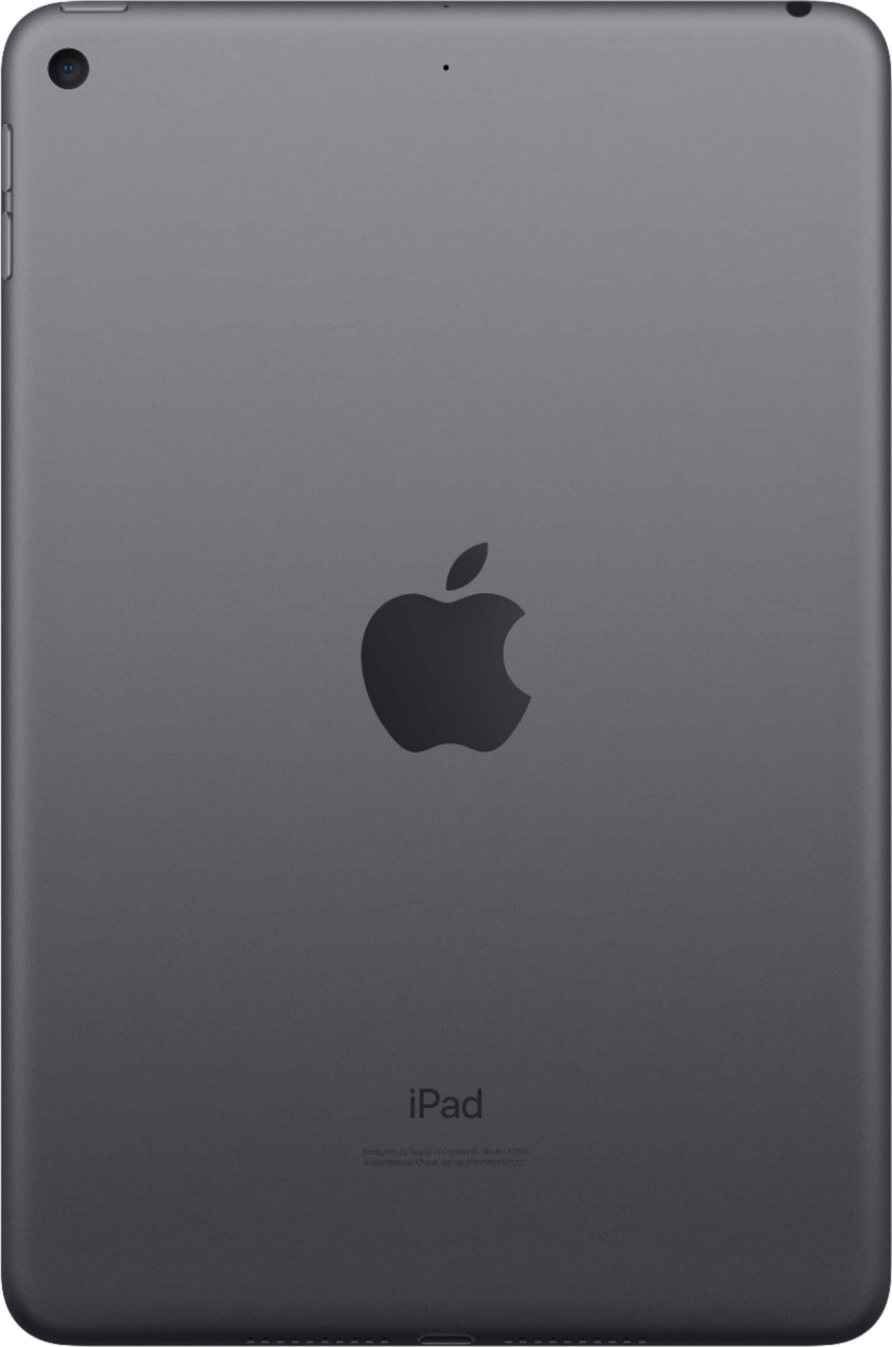 Back View: 2019 Apple iPad Mini Wi-Fi 256GB - Space Gray (5th Generation)