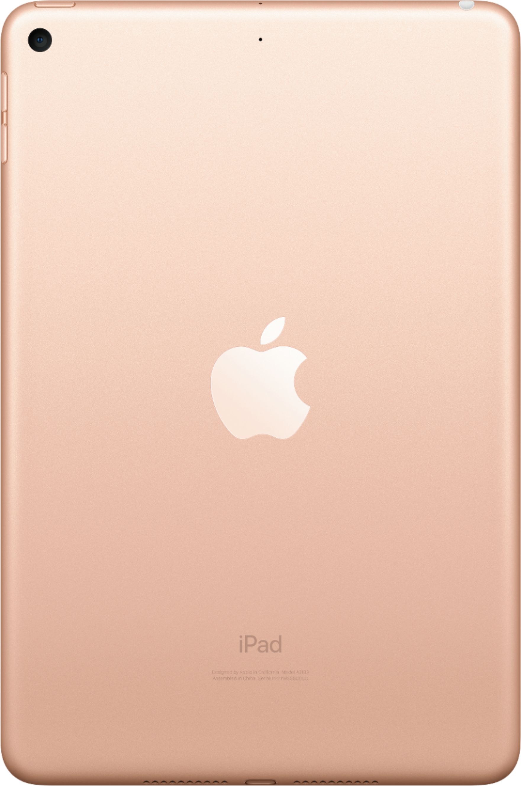 Back View: Apple - 7.9-Inch iPad mini (5th Generation) with Wi-Fi - 256GB - Gold