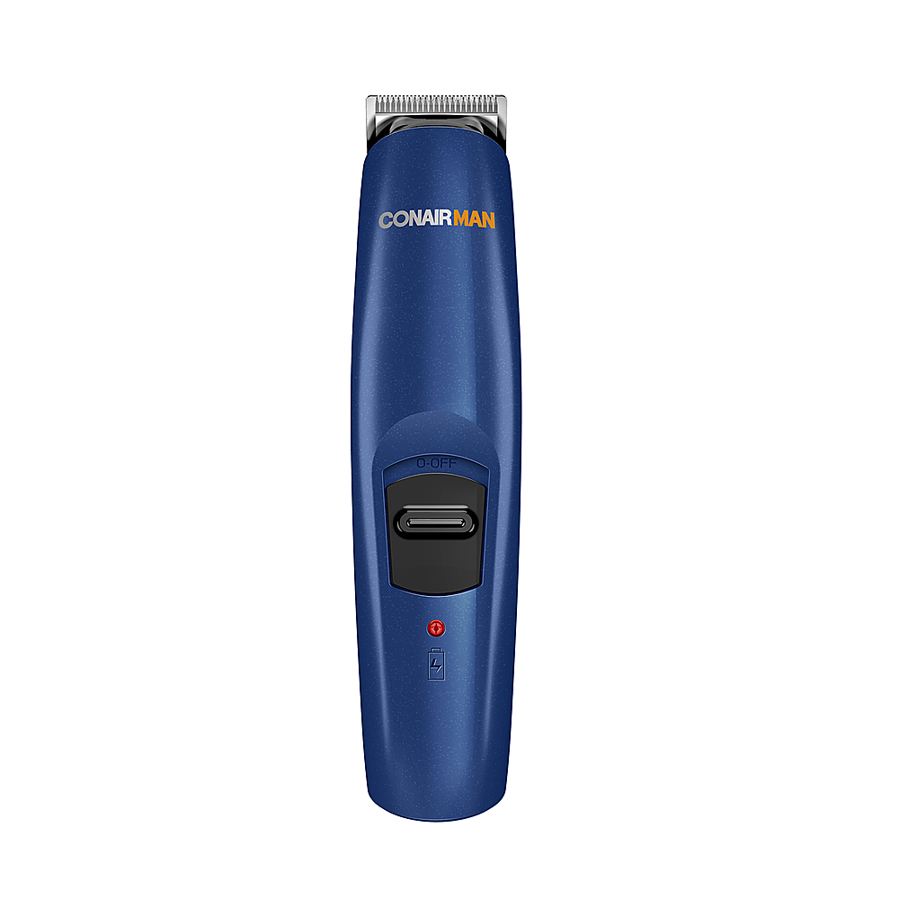 Angle View: ConairMAN Beard & Mustache Trimmer, Cordless/Rechargeable GMT10NCS