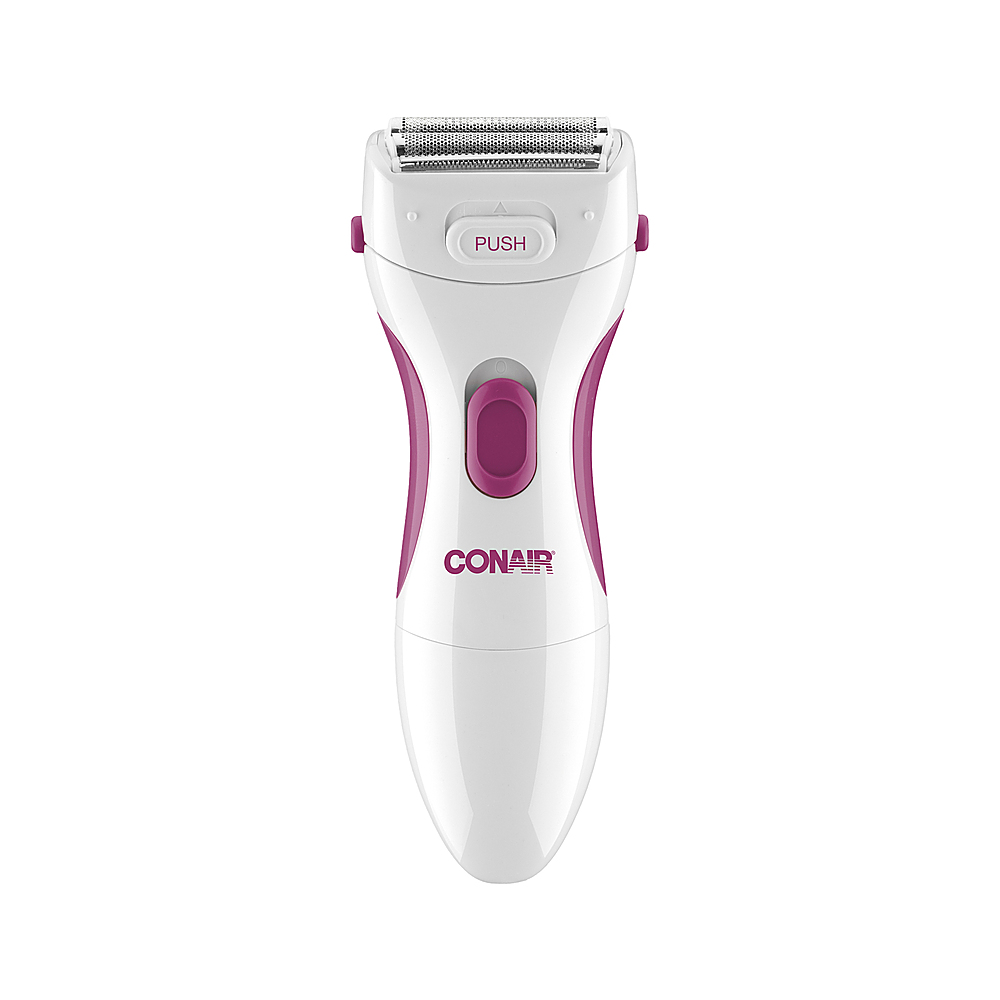 Angle View: Conair Ladies Cordless Twin Foil Shaver with Pop-Up Trimmer LWD1RN