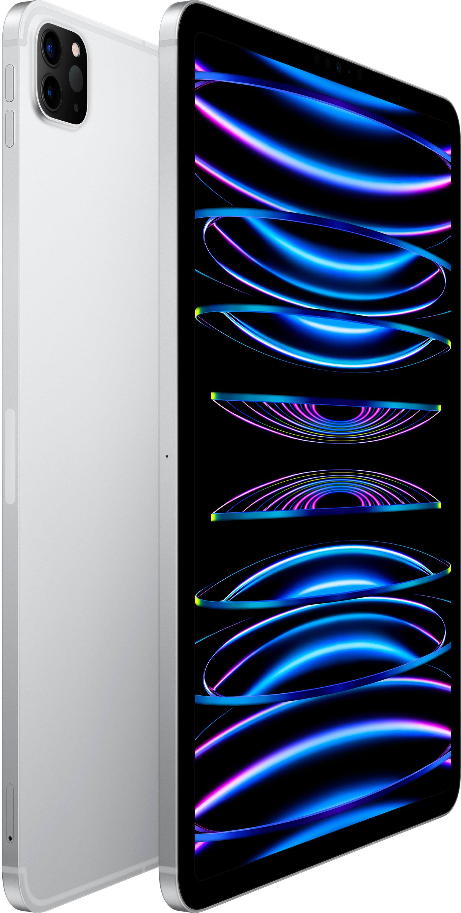 Angle. Apple - 11-Inch iPad Pro with Wi-Fi - 256GB - Silver.