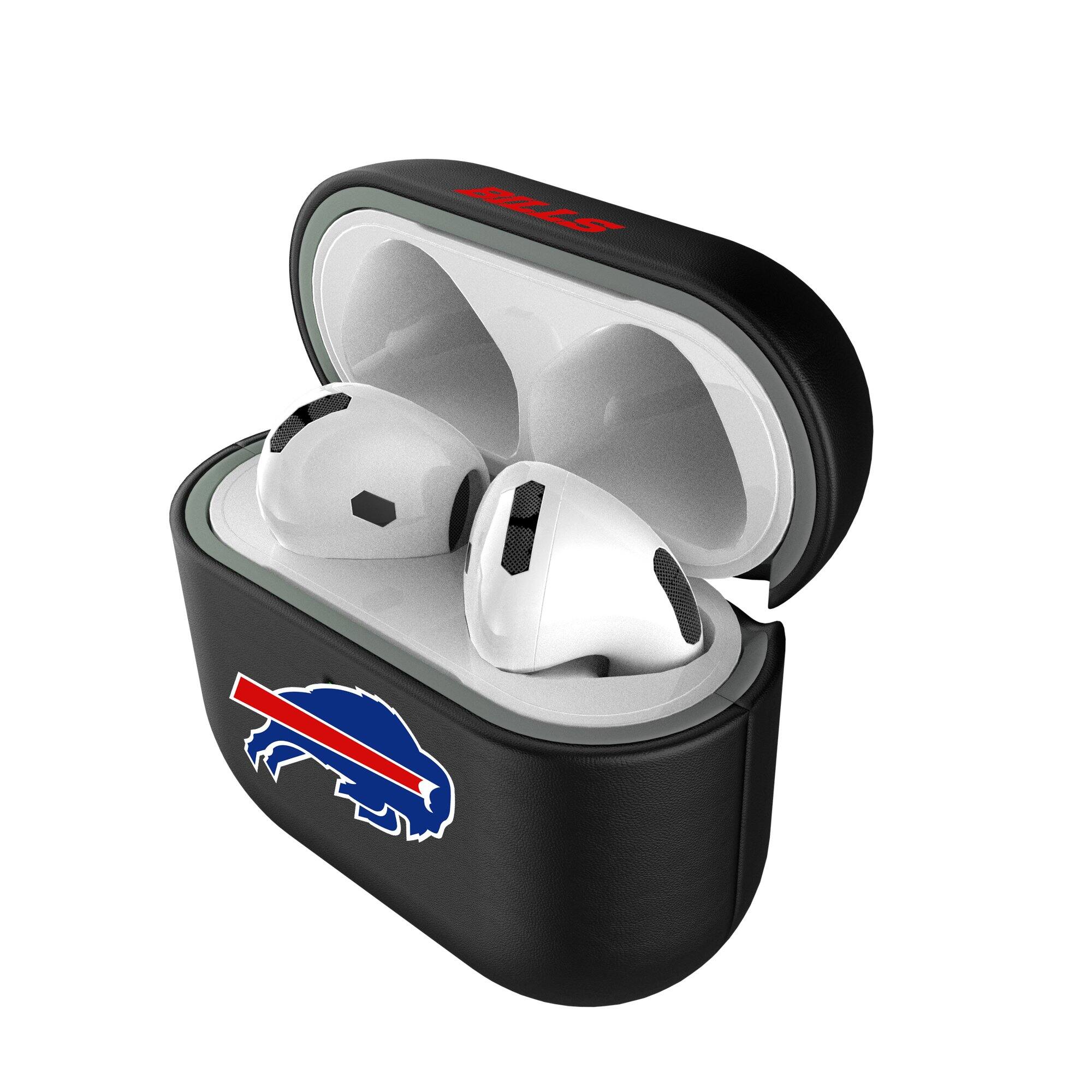 Alt View 3. Keyscaper - Buffalo Bills Buffalo Bills Insignia AirPods 4th Generation Case Cover - No Size - Black.