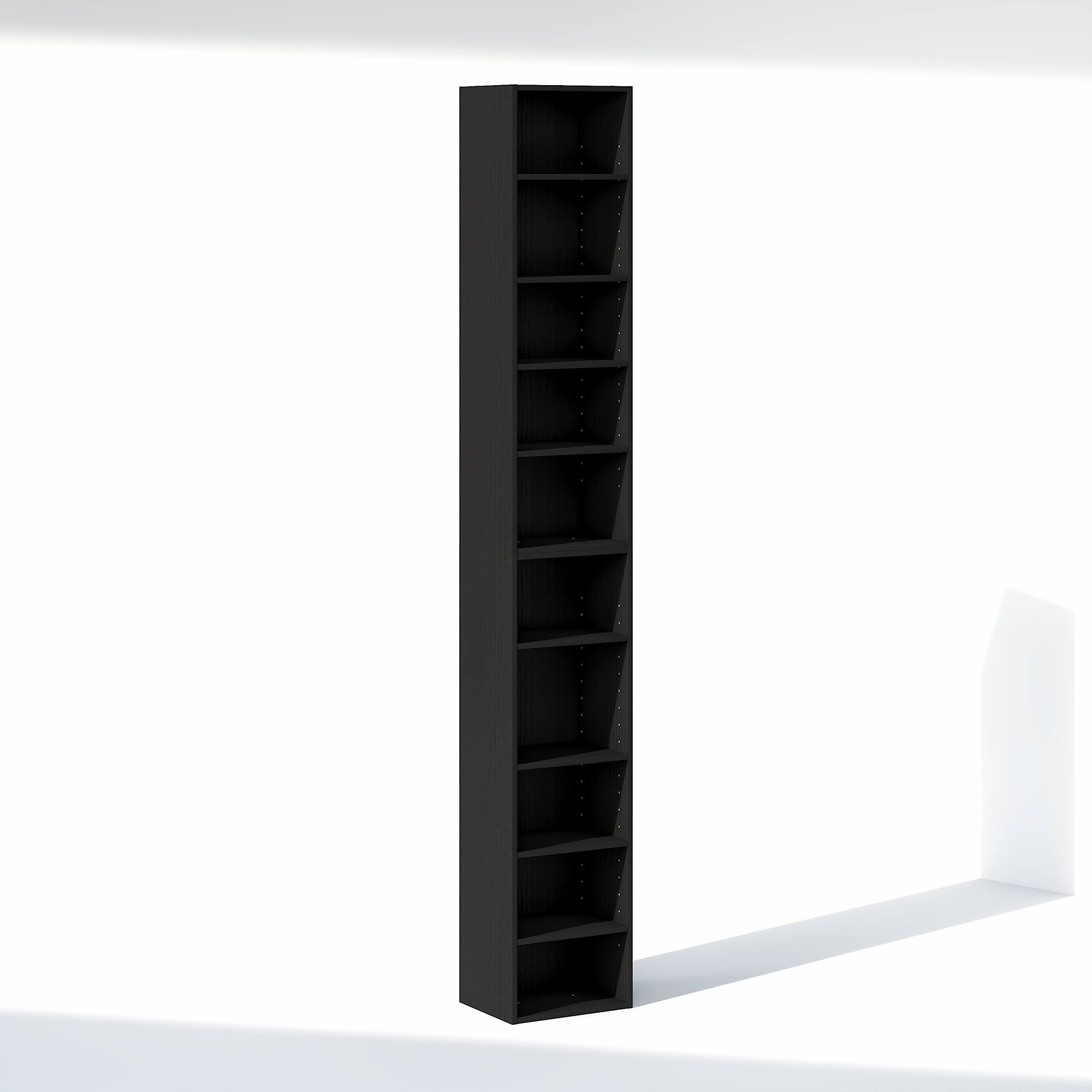 Alt View 5. Furinno - PASIR Closet Organizers and Storage, Adjustable Storage Organizer, Stackable Closet Storage, 12-In, for Closet, Bedroom - Blackwood.