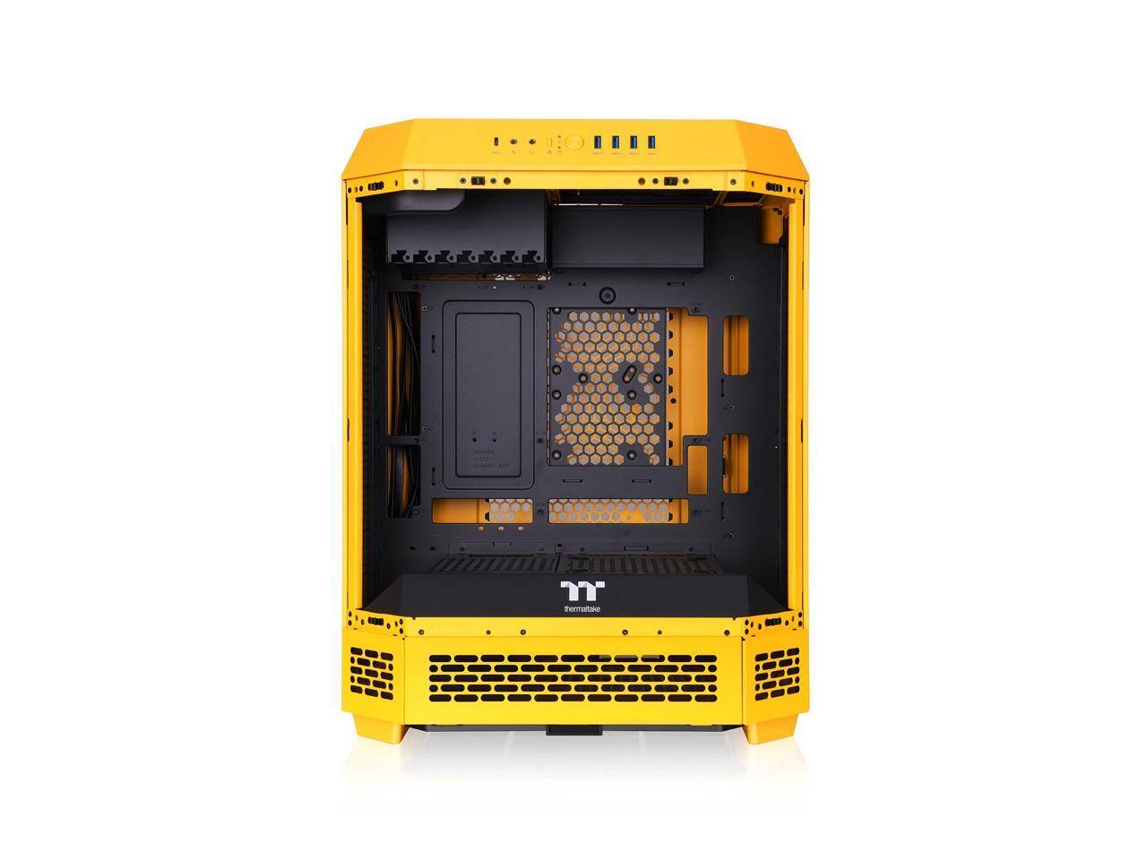 Alt View 2. Thermaltake - Thermaltake The Tower 600 Bumblebee Mid Tower Chassis CA1Z100M4WN00 - Bumblebee.