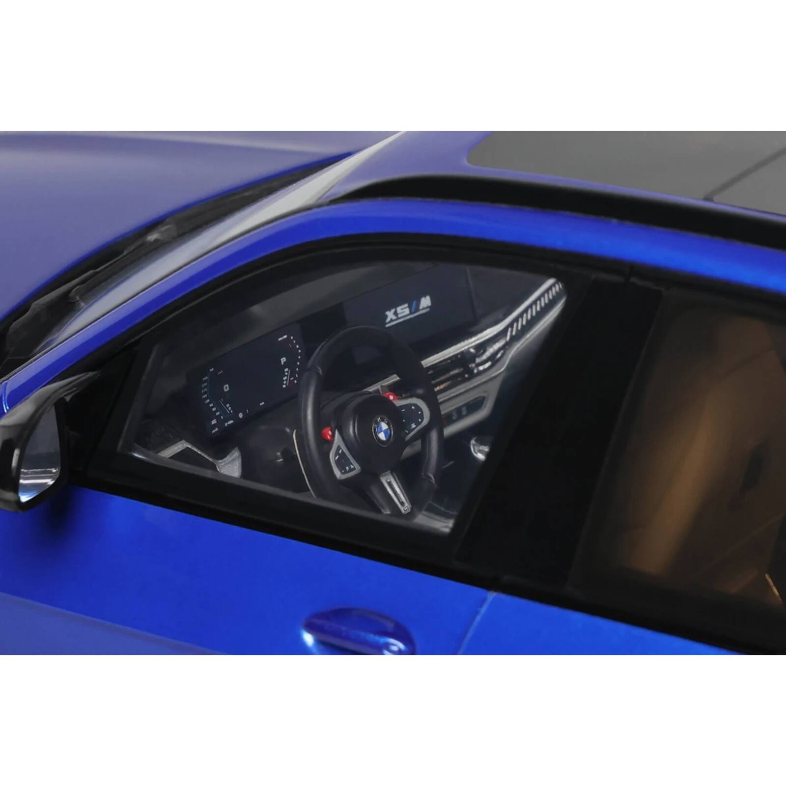 Alt View 1. GT Spirit - 2023 BMW X5 M Competition Blue Metallic with Black Top 1/18 Model Car by GT Spirit.