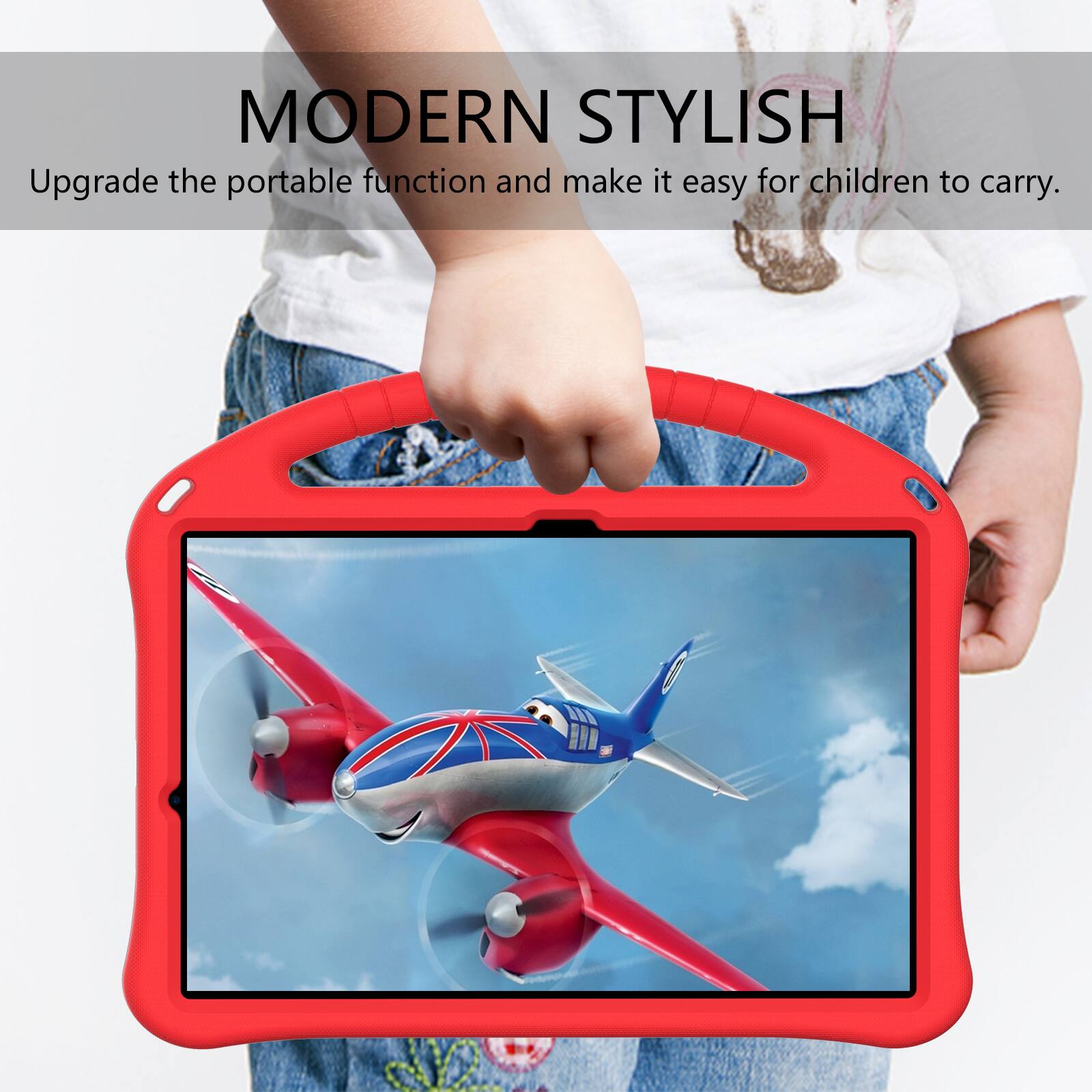 MODERN STYLISH  
Upgrade the portable function and make it easy for children to carry.