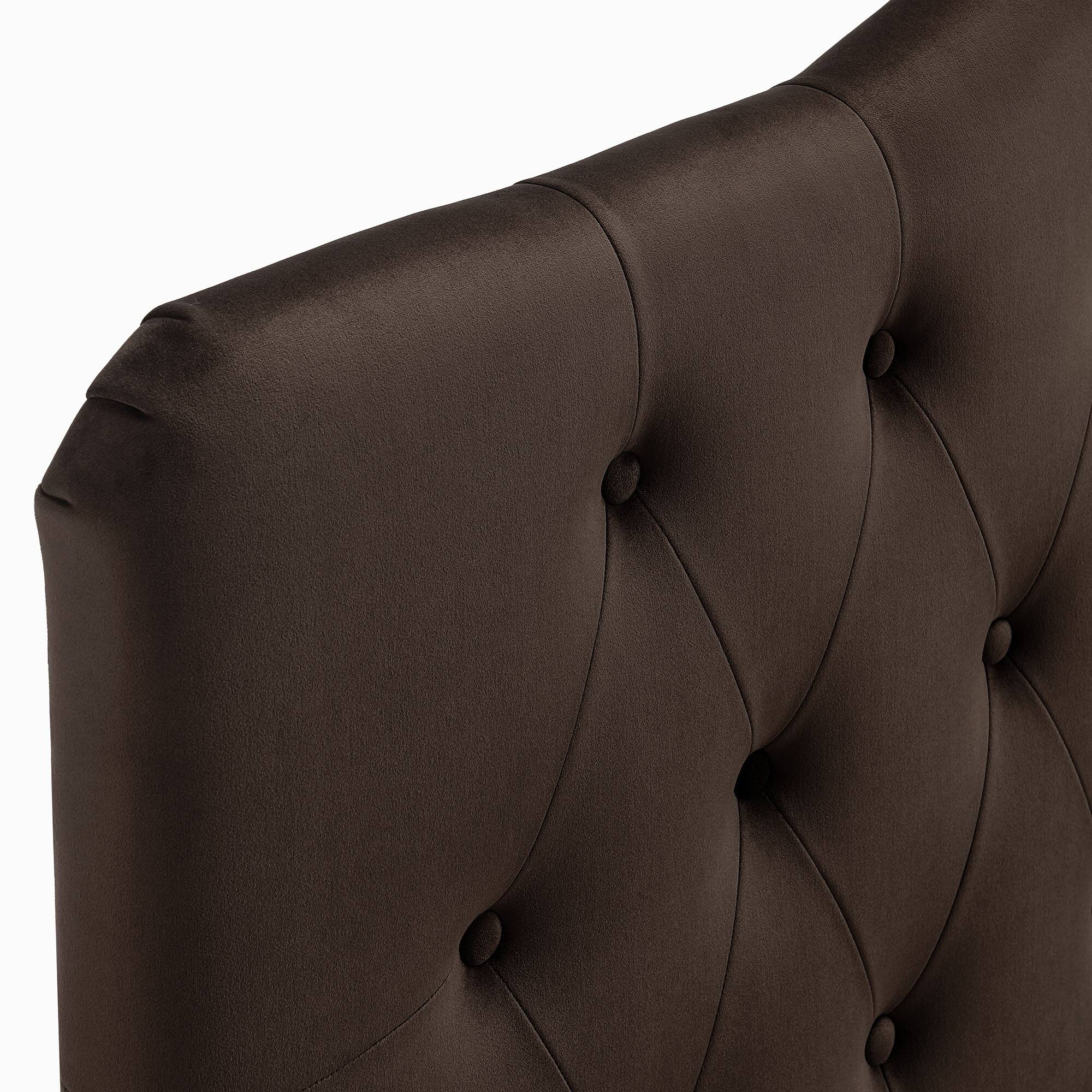 Alt View 4. Modway - Annabel Diamond Tufted Performance Velvet Headboard by Modway - Chocolate Brown.