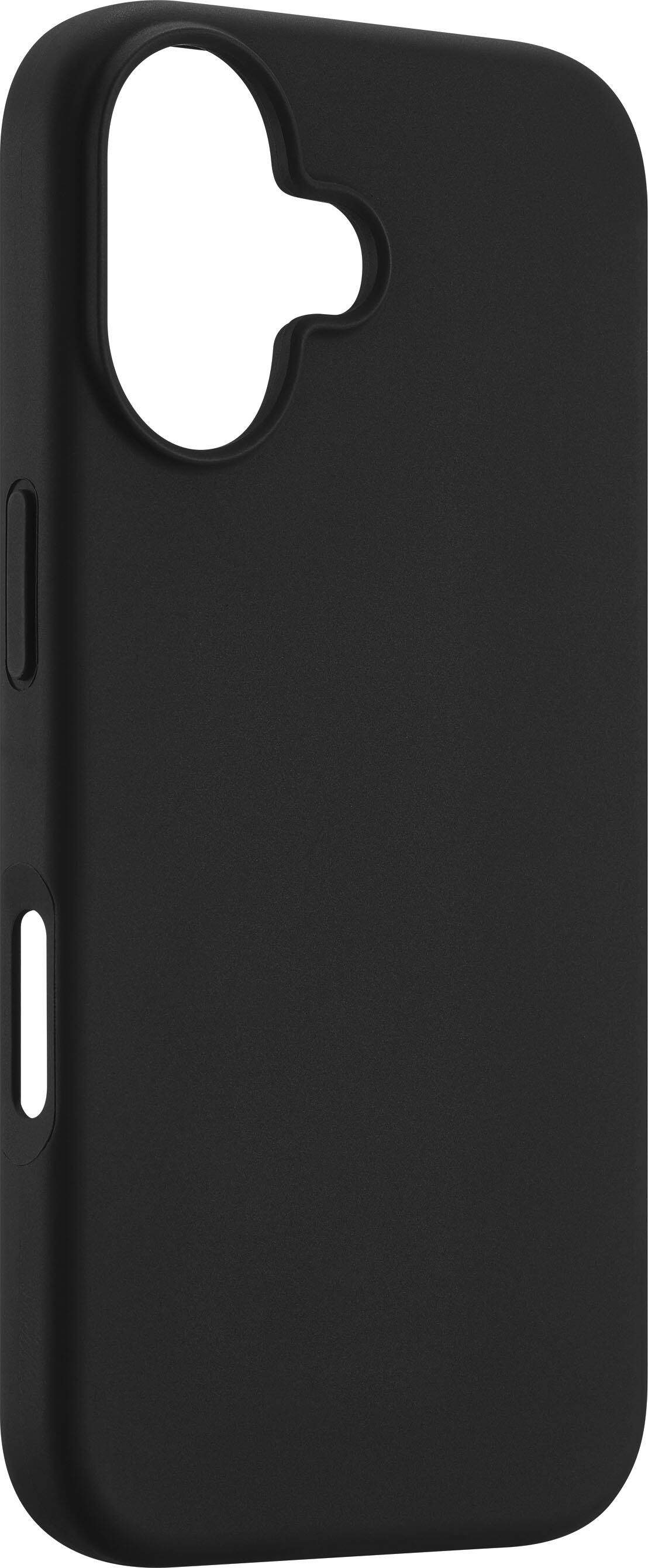 Alt View 20. Insignia™ - Silicone Case with MagSafe for iPhone 16 - Black.