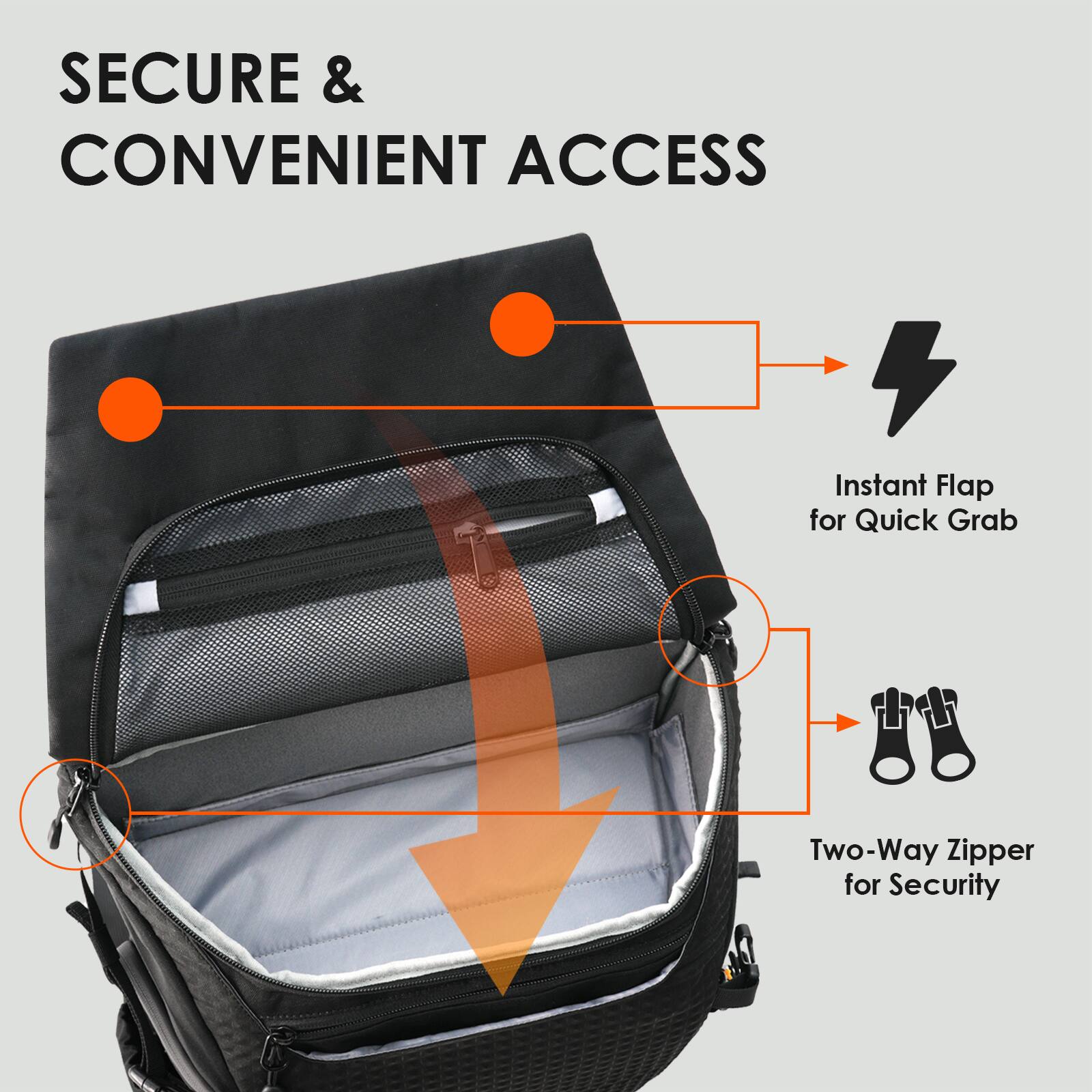 12 inch mini backpack 12.9 Inch Mini Backpack – GOLF QUALITY main image 1