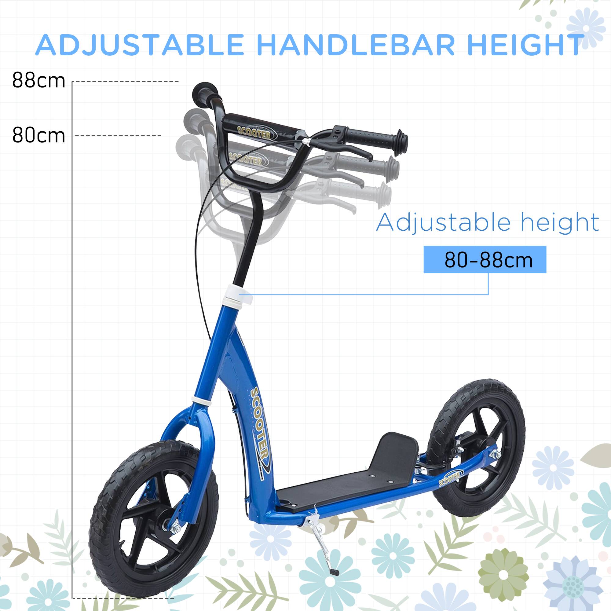 ADJUSTABLE HANDLEBAR HEIGHT

88cm

80cm

Adjustable height

80-88cm
