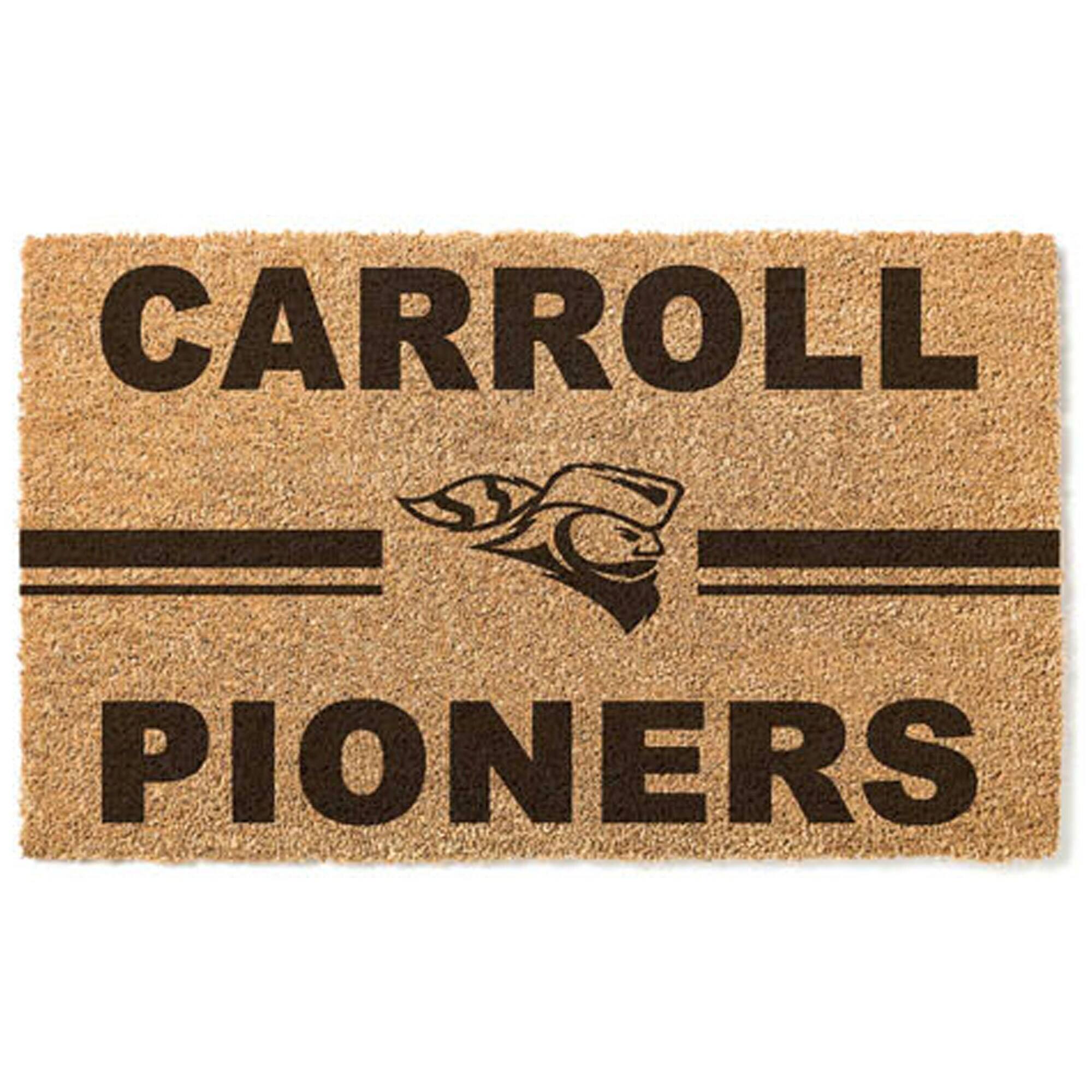 Carroll University Pioneers 18" x 30" Team Logo Doormat