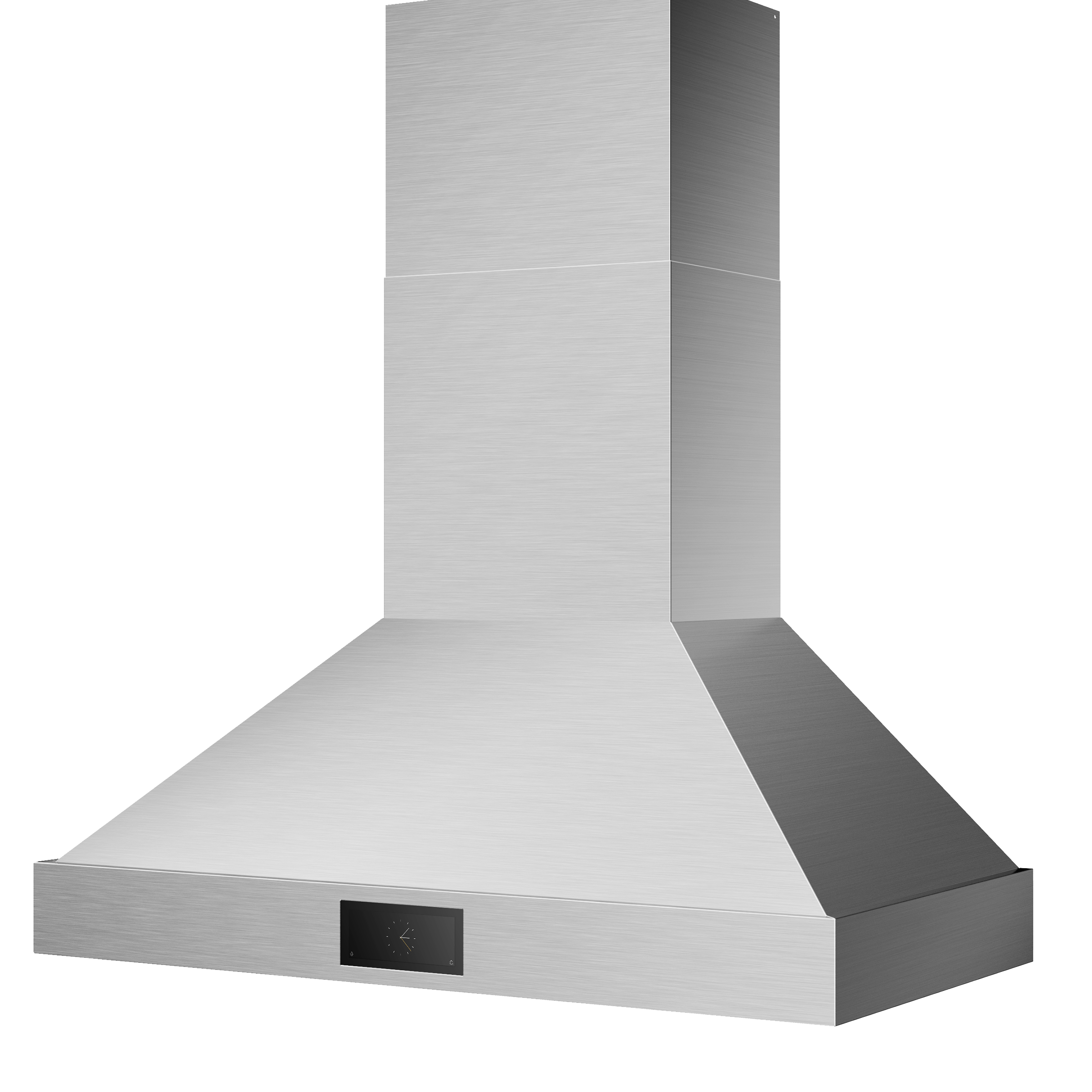 Angle. Induction Hardware - 48 Inch Range Hood, Professional Wall Mount Vent Hood, 1800 CFM, efficient DC-Motor, Ultra-Quiet Multi-Speed, LED Lights - Stainless Steel.
