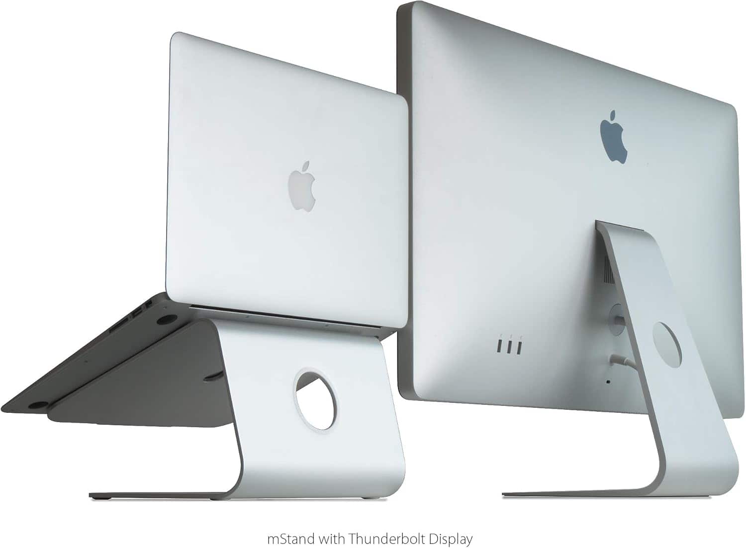 ACJPR - mStand Aluminum Laptop Stand, Space Gray, Ergonomic Riser - Color: Space Gray Size: mStand Style: mStand
