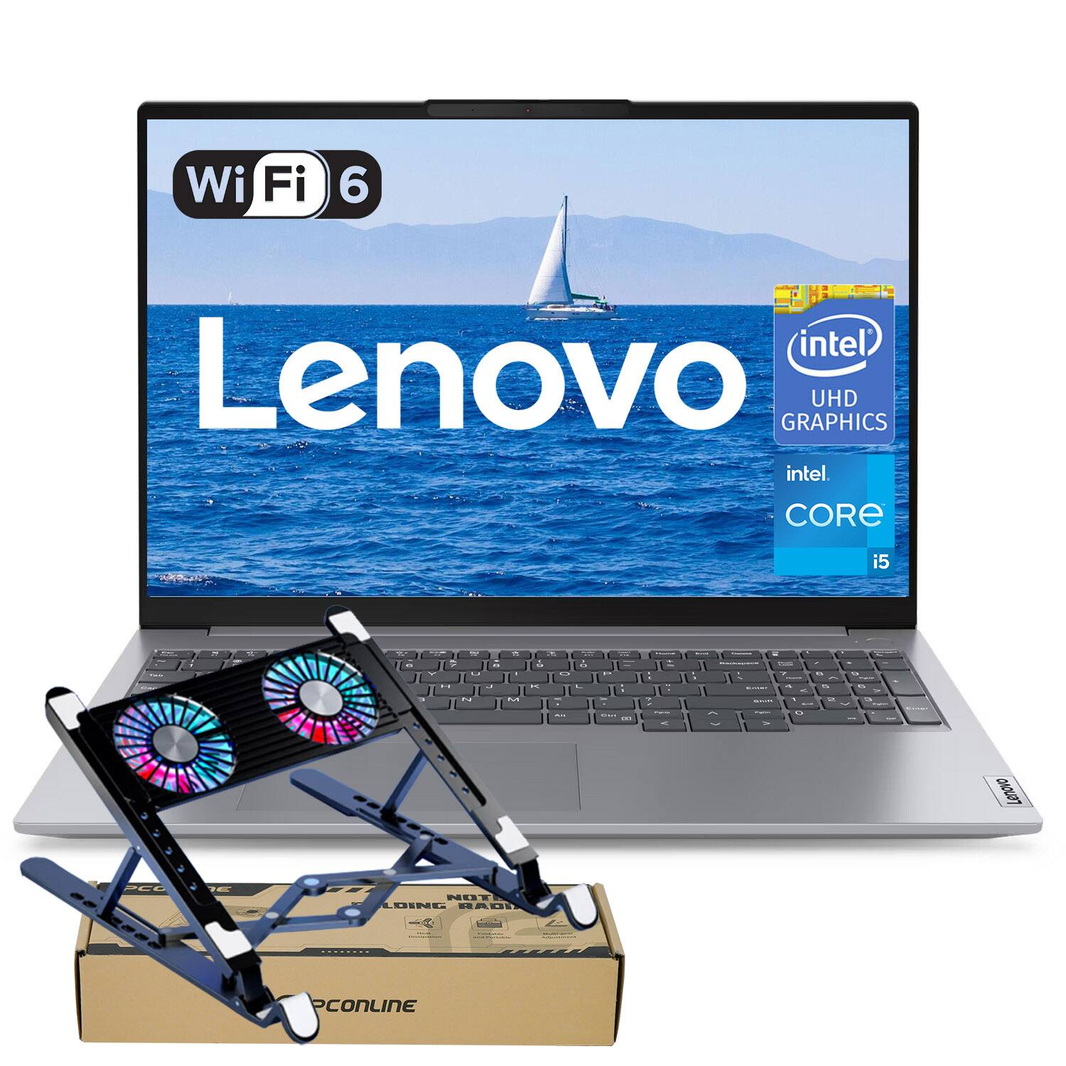 Wi-Fi 6  
Lenovo  
Intel UHD Graphics  
Intel Core i5  
PConline