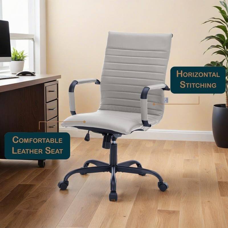 - Comfortable Leather Seat
- Horizontal Stitching