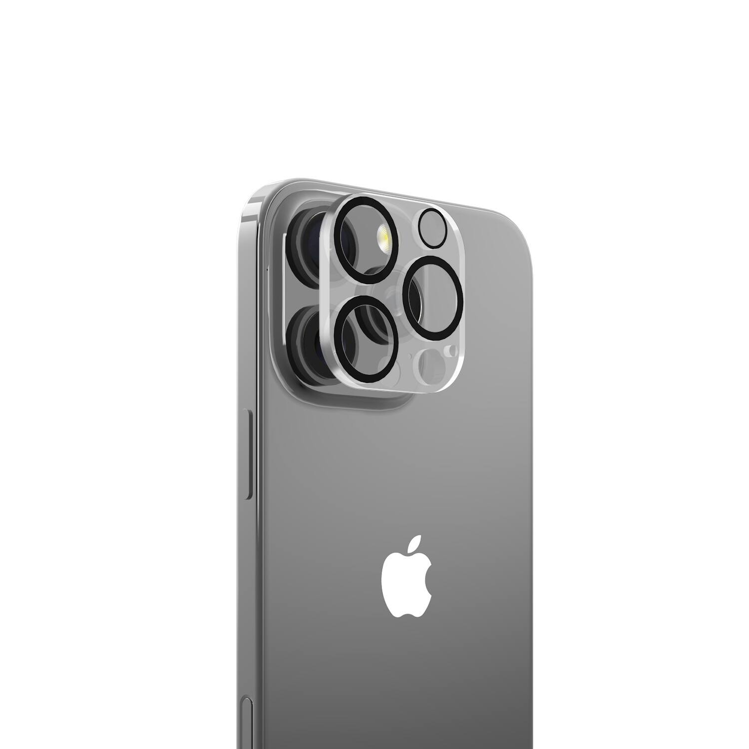 Front. Mybat Pro - MyBat Pro Tempered Glass Lens Protector (2.5D) for Apple iPhone 16 Pro Max / 16 Pro - Clear - Clear.